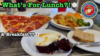 What They Serve In A Marine Corps Chow Hall! | Morning Vlog