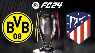 Dortmund vs Atletico Madrid | FC 24 | Champions League Full Match Gameplay | PS5™ [4K60]