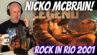 Drum Teacher Reacts: NICKO MCBRAIN | Iron Maiden / Iron Maiden / Rock In Rio 2001