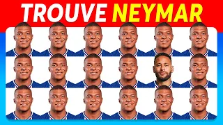 Trouve l'INTRUS...! ⚽ Spécial FOOTBALL | Trouve Neymar, Mbappé, Ronaldo, Messi