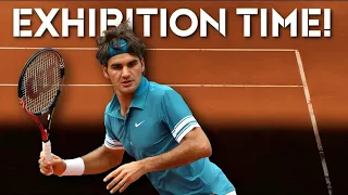 The Day Roger Federer Turned a Professional Match Into an Exhibition!