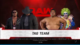 Brett Hart & The Undertaker vs Yokozuna & Doink the Clown. Raw. WWE 2K22