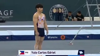 🇵🇭 Filipino Gymnast Carlos Yulo Wins Bronze 🥉- Floor - Baku World Cup 2024