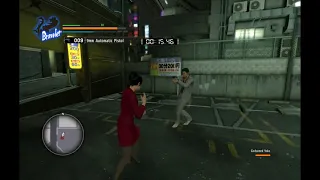 Kiryu doesn't hit women, he shoots them