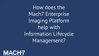 Image Lifecycle Management and a Vendor Neutral Archive