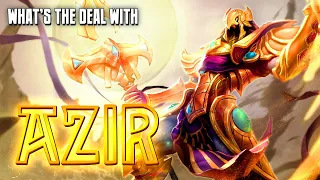 What's the deal with Azir? || character review (League of Legends)