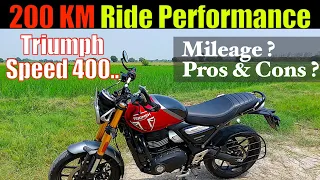 200 KM Ride Review after Delivery of Triumph Speed 400 | Pros & Cons | Worth it? | #ridereview