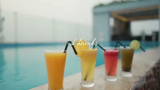 Swimming pool with drinks Video for Hotel Promo || Marketing Agency CIRCLE Digital