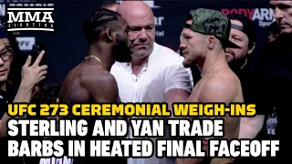 Aljamain Sterling, Petr Yan Trade Barbs In Heated Final Faceoff | UFC 273 | MMA Fighting