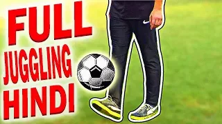 How To Juggle Football or soccer ball | learn juggling basics for beginners and Kids Tutorial