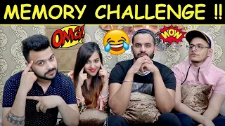 Craziest MEMORY Challenge !! Ft.TRIGGERED INSAAN & WANDERERS HUB !!