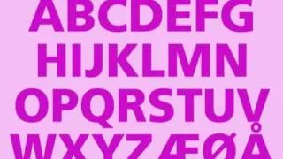 Alfabetsangen,ABC - Lær om alfabetet