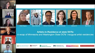 Artists in Residence at state DOTs: A recap of Minnesota and Washington State DOTs' inaugural artist