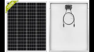 Newpowa 100 Watts 12 Volts Monocrystalline Solar Panel -  I like it!