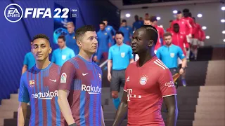 FIFA 22 | Barcelona Vs Bayern Munich Ft. Lewandowski, Raphinha, Mane | UEFA Champions League