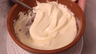 Real thick HOME-made mayonnaise in 3 minutes.  Secrets of making homemade mayonnaise