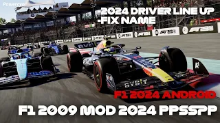 SHARE F1 2009 Mod 2024 PPSSPP Android