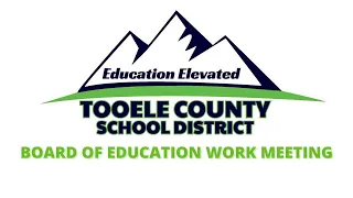 August 2021 - TCSD Board of Education Work Meeting