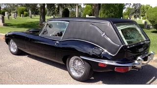 Recreation of the Jaguar Hearse from Harold and Maude