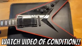 2017 Gibson Custom Shop Flying V Custom Satin Red Widow