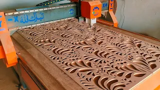 MDF Jali Cutting with CNC /