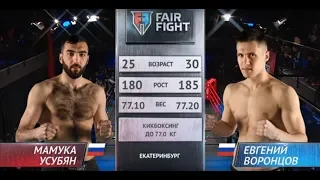 Усубян Мамука vs Евгений Воронцов | Турнир  Fair Fight VIII | Полный бой