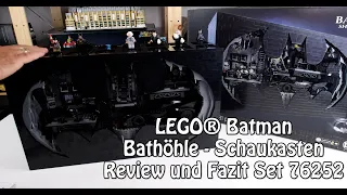 Review und Fazit LEGO Bathöhle - Schaukasten (Batman Set 76252)