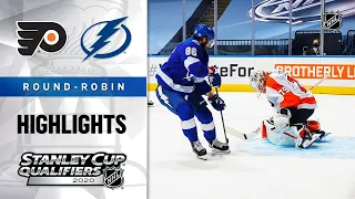 NHL Highlights | Flyers @ Lightning, Round Robin - Aug. 8, 2020