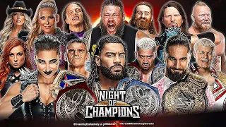 WWE Night of Champions Live Watch Party and Reactions!