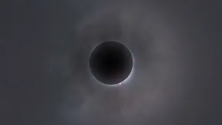 A Cloudy Texan Total Eclipse