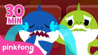 Emotionen mit Haifamilie 😊😭😡🥱und mehr | Mix | Baby Shark Deutsch | Pinkfong Kinderlieder