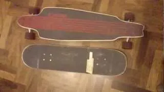 Globe Prowler Longboard and Alai Skateboard