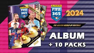 PANINI FIFA 365 2024 Sticker - ALBUM + 10 PACKS