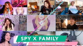 SPY X FAMILY EPISODE 20 Reaction Mashup | スパイファミリー リアクション