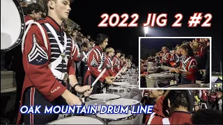 JIG 2 - #2 for 2022!  WITH AWESOME SNARE SOLO! Oak Mountain Drum Line - 9-30-2022
