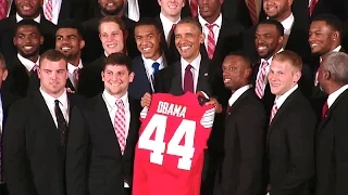 The President Honors the 2015 College Football Playoff National Champion Ohio State Buckeyes