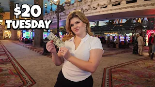 How Long Will $20 Last in Slots at PARIS in Las Vegas!?