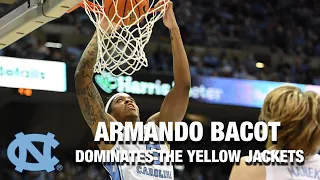 UNC's Armando Bacot Dominates The Yellow Jackets