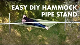 A DIY Hammock Pipe Stand