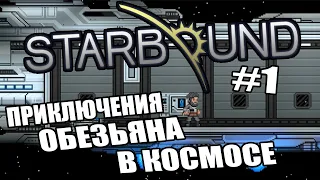 ПРИКЛЮЧЕНИЯ ОБЕЗЬЯНА В КОСМОСЕ Starbound #1 (EVGPgames - Красатон)