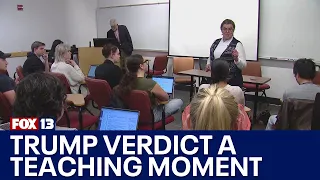 Trump guilty verdict a teaching moment for college students | FOX 13 Seattle