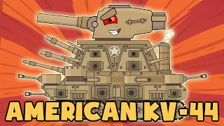 Creation of the American KV-44 Patriot - Cartoons about tanks