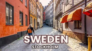 Stockholm's Enchanting Old Town in 4K 🇸🇪 💙 💛