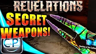 BO3 Revelations Easter Egg - SECRET MELEE WEAPONS! Black Ops 3 Zombies Time Attack (Time Trials)