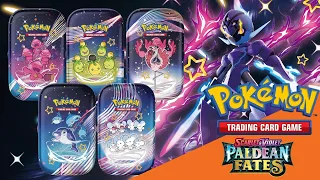 Pokémon TCG: Paldean Fates Mini Tins opening