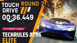 Asphalt 9 - TECHRULES AT96 - Elite Grand Prix - ROUND 2- LANDSLIDE -HIMALAYAS- 00:36.449  Touchdrive