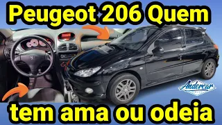 Peugeot 206, eu recomendo! 1.6 completo, mais barato que Gol e Palio. #peugeot #oficina #andercar