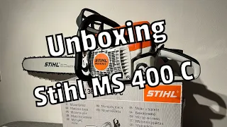 Stihl MS 400 C | Unboxing | Vorstellung | Neue Motorsäge