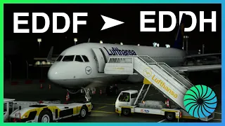 MSFS LIVE | SHORT HOP!! | FlyByWire A32nx | EDDF✈️EDDH | MSFS EAST USA | GSX PRO | TCA | #msfs2020