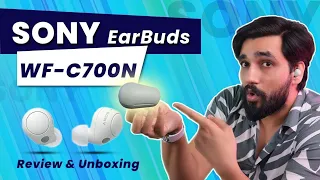 Sony WF-C700N Truly Wireless Noise Cancellation Buds Unboxing & Review | Hindi